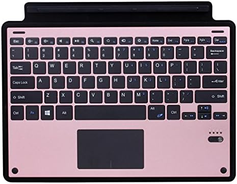 Gengshi®Microsoft Surface Pro 3,Pro 4 Type Cover keyboard, Aluminum Series 3.0 Bluetooth Keyboard Case Touchpad For Microsoft Surface pro 3,pro 4 (Aluminum Series Rose gold)