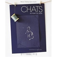 Chats au point de croix