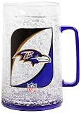 NFL Baltimore Ravens Monster Freezer Mug - 36 Ounce 4 Pack