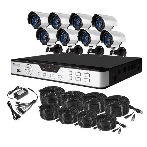 ZMODO DVR-DK81103-1TB 8 CH Security Surveillance DVR With 8 Outdoor Sony CCD Security Camera System 1TB ZMODO DVR-DK81103-1TB 8 CH Security Surveillance DVR With 8 Outdoor Sony CCD Security Camera System 1TB
