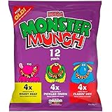 Walkers Monster Munch Variety Snacks 12 X 25G