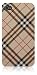 JKase® Tartan Plaid Series Brown/Beige Back Hard Protector Cover Case for Apple iPhone 4 / iPhone 4S with Free Stand and Dock Protector [JKase Retail Packaging]