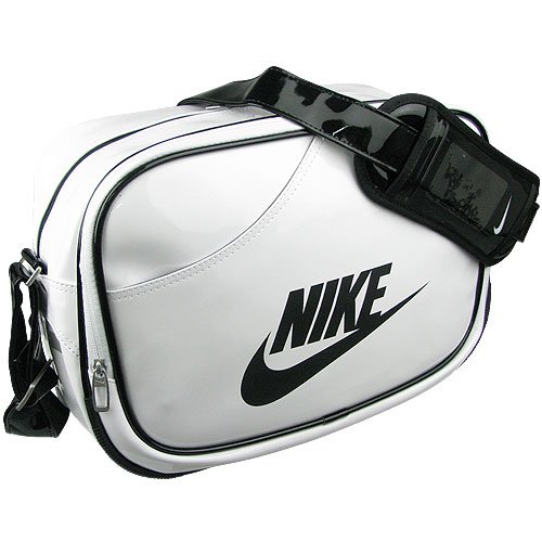 NIKE　ナイキ 2010MODEL　チーム364 ラージショルダーバッグ 《Lサイズ：42リットル》　ホワイト/ブラックBA4003-104