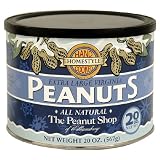 Review The Peanut Shop of Williamsburg  / The Peanut Shop of Williamsburg All Natural Winter Label Homestyle Peanuts, 20-Ounce Tin (Pack of 3)