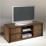 Hammary T1083286-00 Malaya Entertainment Console in Medium Brown