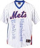 Mounted Memories New York Mets 1986 Autographed Majestic Cooperstown Collection Team Signed Jersey