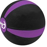 Fitness-Mad Apollo Medizinball (4 kg), violett gestreift