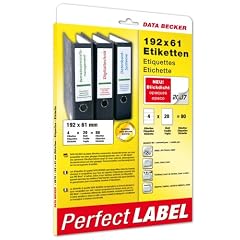 Data Becker 310670 Ordner-Etiketten Breit