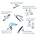 Gimars High Grade Stainless Steel Sharp Blade Dog Nail Clippers and Cat Combs with Safety Guard ,Nail File and Non Slip Handle Grip to Trim Thin and Thick Nails