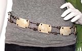 Coconut shell belt, 'Coco Harmony'