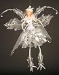 Silver Sparkling Star Fairy Ornament Lucky Charm Fairy