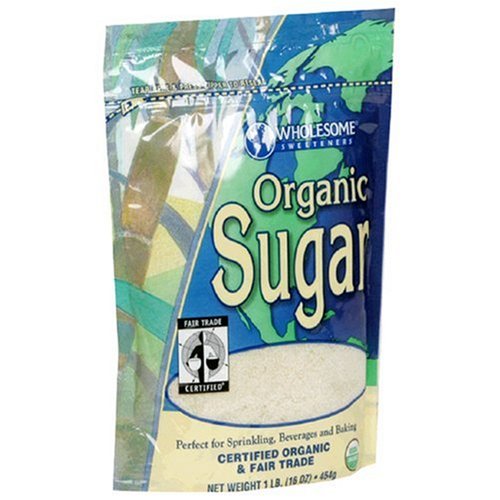 Wholesome Sweeteners Fair Trade Organic Sugar, 16-Ounce Pouches (Pack of 12) by Wholesome Sweeteners