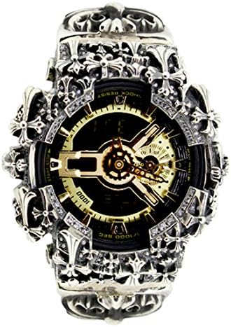 G-SHOCK CUSTOM Mens Wrist Watch Sterling Silver Cubic Zirconia CROWNCROWN GA110-020