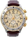 Timex T Series Chronograph Brown Leather Strap Watch- T2M705PF