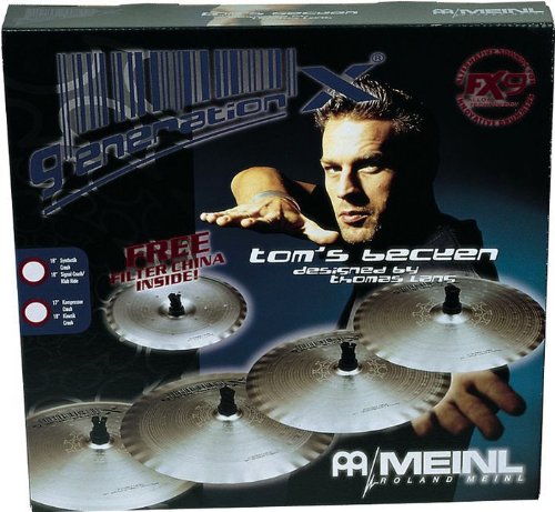 Meinl Generation X Tom's Becken Cymbal Set - 16 Inch Crash, 18 Inch Crash/Ride