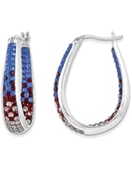 Sterling Silver Swarovski Elements Boston Spirit Earrings