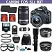 Canon EOS Rebel SL1 Digital SLR Camera 9 Lens Outfit with EF-S 18-55mm IS STM Lens & EF-S 55-250mm IS Lens & 500mm f/8.0 Telephoto Lens & .43x Wide Angle Macro Lens & 2.2x Telephoto Lens & 4 Piece Close-Up Macro Lens Set + 32GB Memory + Battery + Case + Flash + Accessory Kit + 33 Street Camera 3 Year Warranty