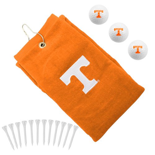 Tennessee Volunteers Embroidered Golf Towel, Golf Balls Tees Gift Set