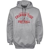 adidas Alabama Crimson Tide Ash Gut Check Pullover Hoody Sweatshirt