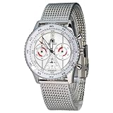 Constantin Durmont Herren-Armbanuhr Lancer CD-LANC-QZ-STM-STST-WH