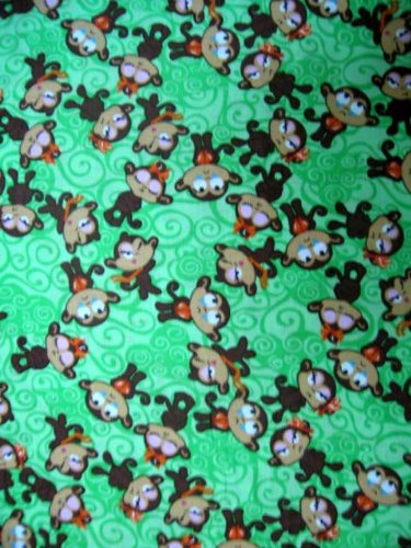 Buy Low Price Cozy SheetWorld Fitted Pack N Play (Graco Square Playard) Sheet – Monkeys Green – Made In USA PP3636-W649