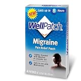 WellPatch Cooling Headache Pads, Migraine, 4 - 2 x 5 1/8-Inch Pads (Pack of 6)