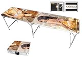 Sexy Girls - 8 Foot Beer Pong Table-Complete with stainless steel bottle cap opener attached to the table, a ball rack, 6 custom balls, and much more!
