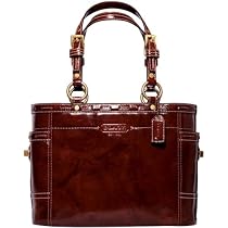 AUTHENTIC COACH PATENT LEATHER GALLERY TOTE 11500 (3 color variations)
