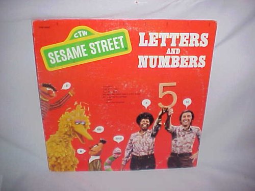 CD-Charts  Music : Sesame Street Letters and Numbers Vinyl Record LP 1974