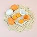 6pcs Wooden Easter Eggs Yolk Pretend Children Play Kitchen Game Food Kids Toy