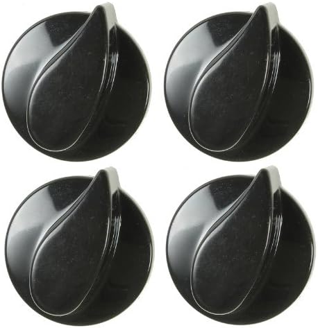 Belling Oven Cooker Hob Gas Flame Control Knobs (Black Pack Of 4)