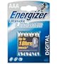 Energizer Batterie Lithiummikro AAA, Energizer L92 - 4er Blister