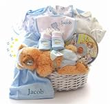 Baby Bear Nap Time Personalized Baby Gift Basket
