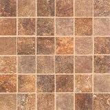 Ascot Nature Mosaic Nut/Red/Brown Mix - Dark Ceramic Tile & Stone
