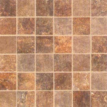 Ascot Nature Mosaic 2 x 2 (13 x 13) Mix Red Brown Nut 3517 Ceramic Tile & Stone