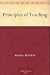 Principles of Teaching