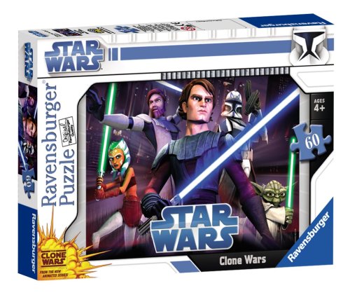 Childrens Toyshop  Toys : Star Wars Clone Wars 60 piece Puzzle