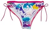 Speedo Womens Sunrise Hibiscus Adjustable Side Tie Bottom Bikini