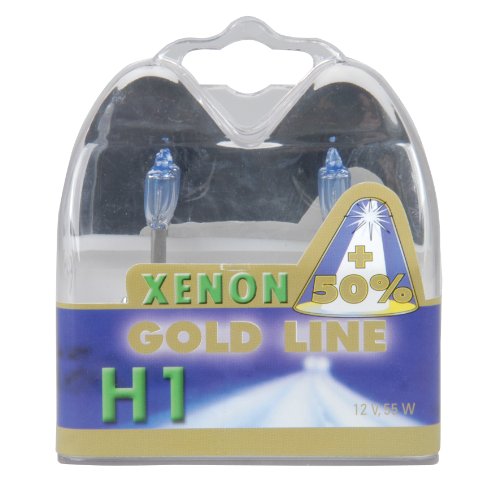 Unitec 77768 Hauptscheinwerferlampen H1 Xenon Gold 12V 55W, 2er-Set Preisvergleich