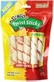 Dingo Jumbo Twist Sticks Treats, 9-Count