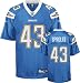 Darren Sproles Powder Blue Reebok NFL Replica San Diego Chargers Jersey