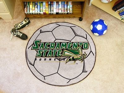 Buy CS Sacramento Hornets NCAA Soccer Ball Round Floor Mat (29) by Fan Mats