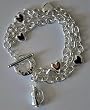 Golf Bracelet Live Love Multi Chain
