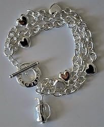 Golf Bracelet Live Love Multi Chain