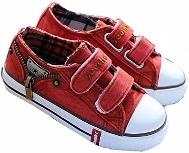 Hot Sale Boys Shoes Child Sneakers Children Fashion Sneakers for 1-5 Years Old Child (17cm, red)