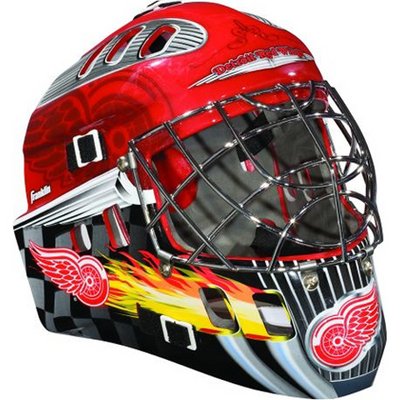 Franklin NHL Team SX Comp GFM 100 Youth Goalie Face Mask - Detroit Red Wings