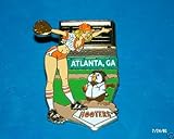 Hooters Baseball Girl Hootie Umpire Atlanta Georgia Collectable Lapel Hat Pin