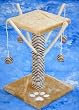 Kratzbaum / Katzenspielbaum Krake - 44 cm - mit Sisalspielb�llen - f�r kleinere verspielte junge Katzen