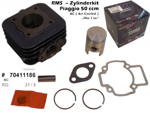 Zylinderkit 50 ccm für Roller Piaggio Vespa LX 50