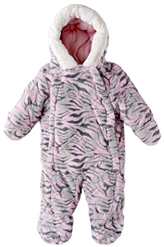 Wippette Baby Girls Infant Hooded Faux Fur Winter One Piece